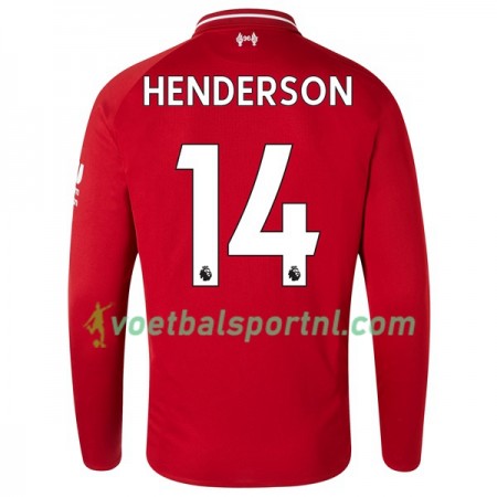Liverpool Henderson 14 Thuis Shirt 2018-19 L/S